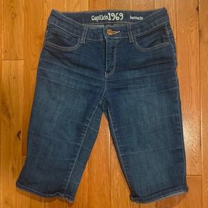 Gap girls Bermuda Jean shorts